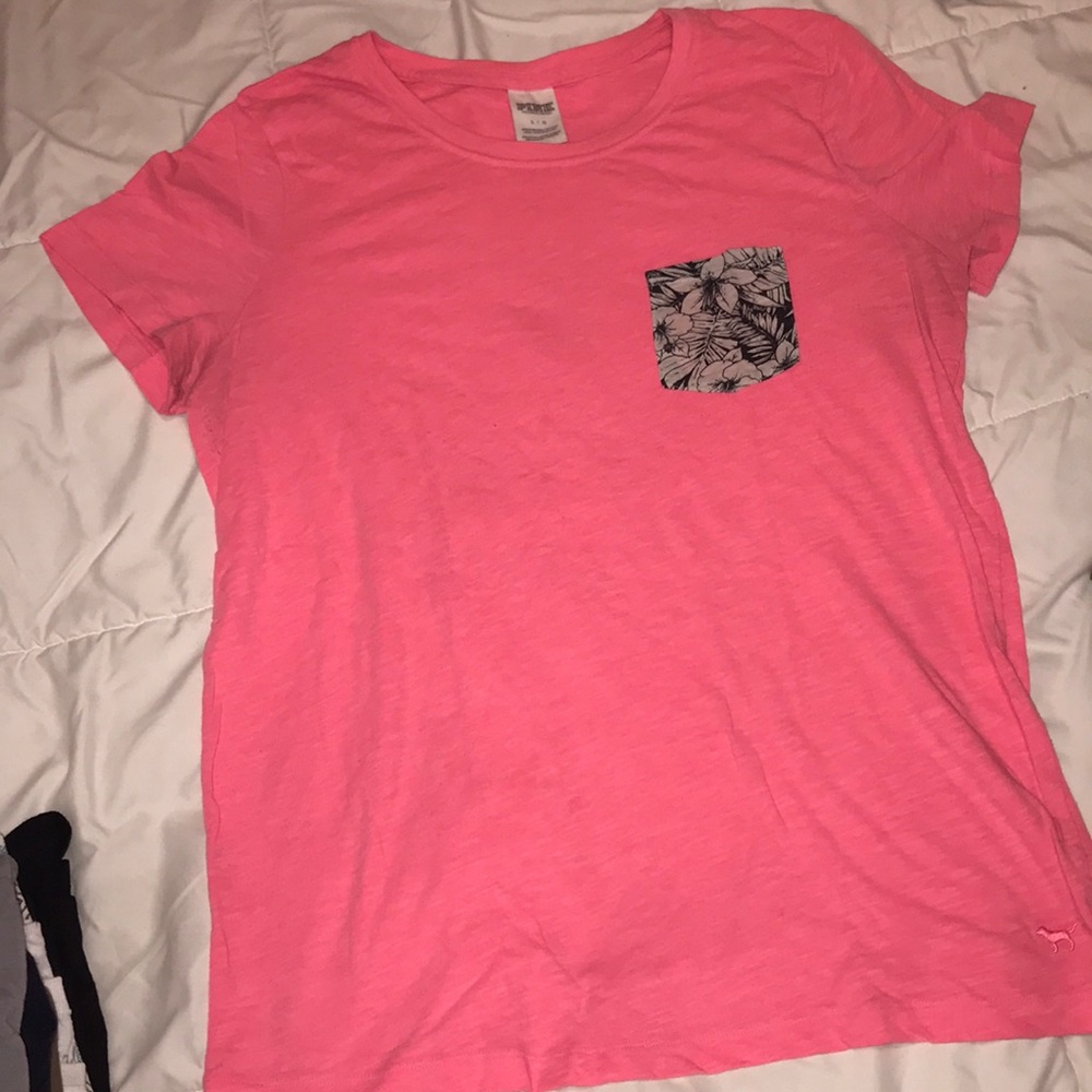 PINK graphic tee